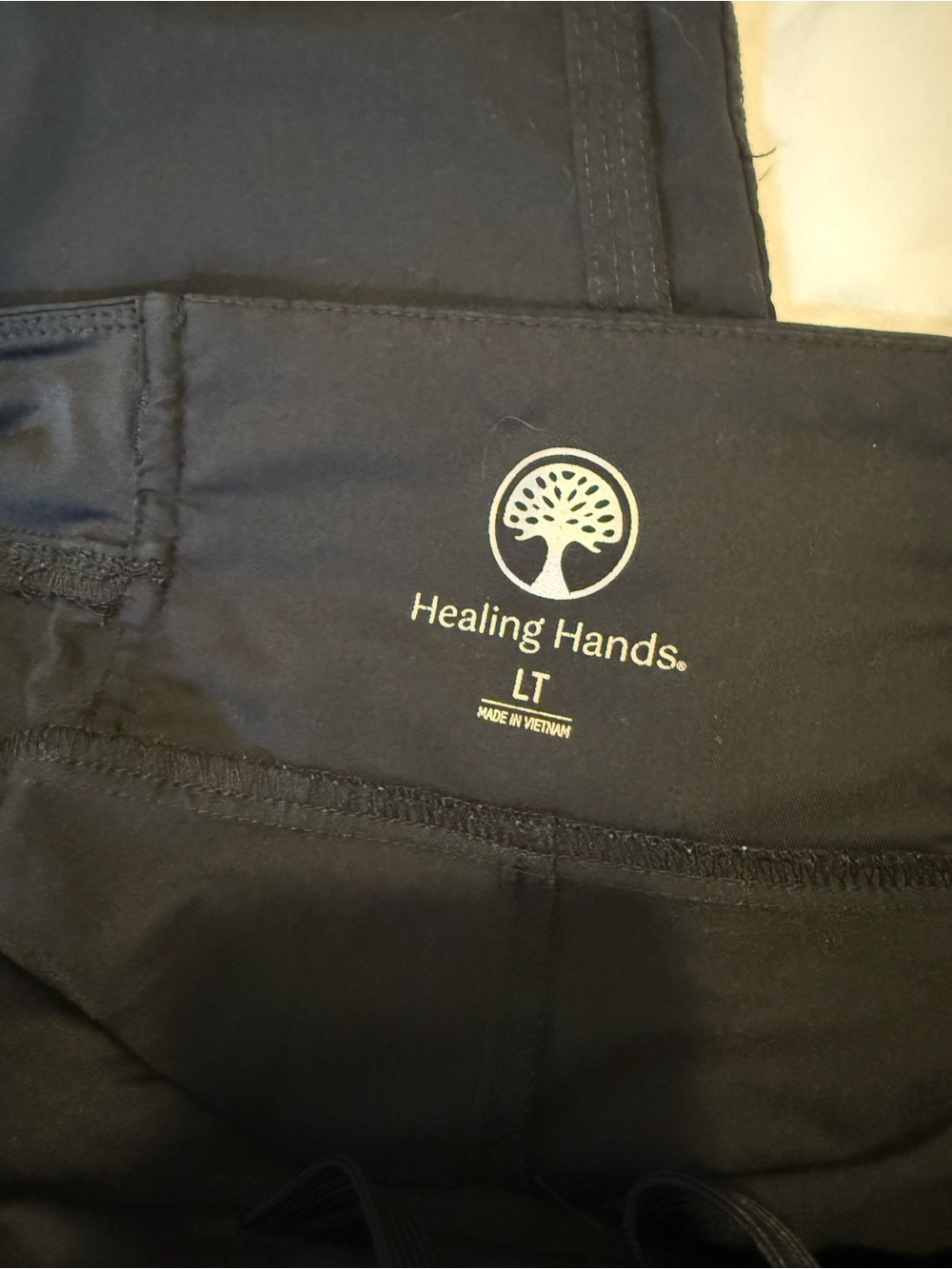 Healing Hands Black Scrub Pants - Picture 2 of 2